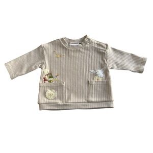 Harry Potter 3/6M Beige Sweater